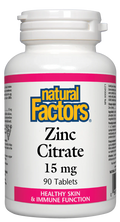 Natural Factors Zinc Chelate 25 mg
