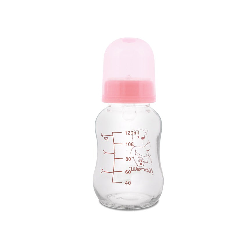 BIBERON LORELLI GLASS(QELQI) FEEDING BOTTLE 0M+ 250ML KODI 10200620004