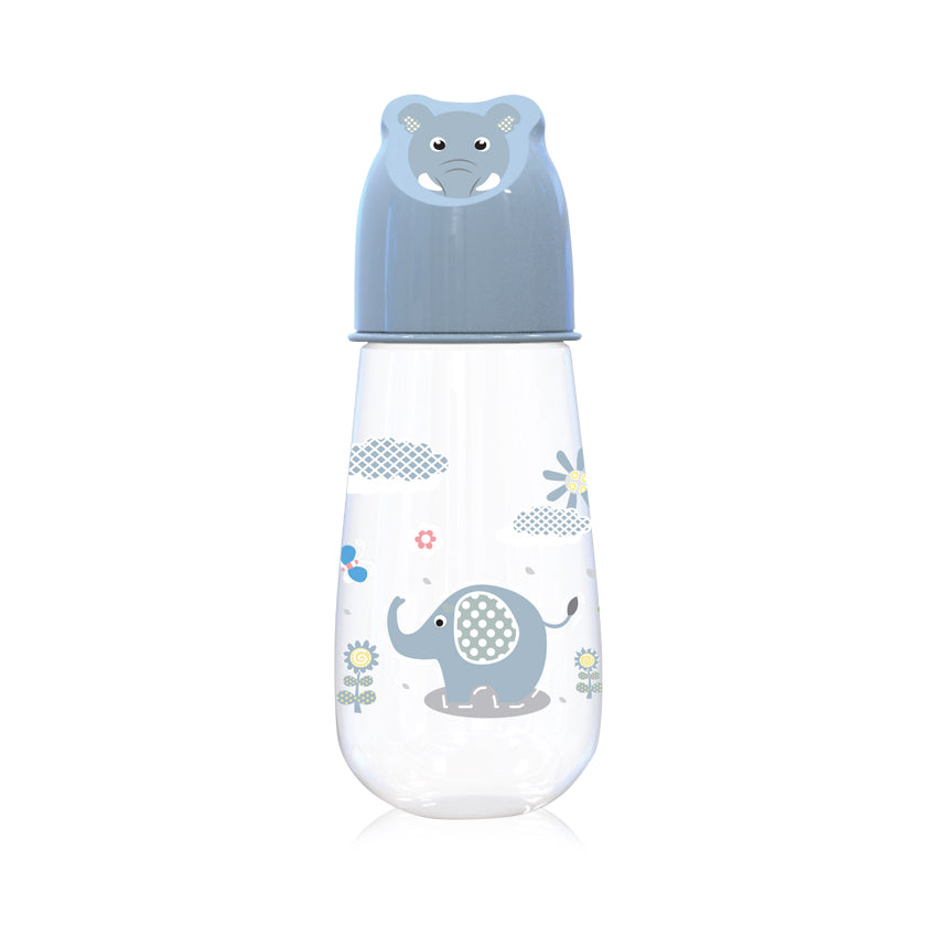 BIBERON PLASTIK  LORELLI BOTTLE WITH CHARACTER HOOD 0M+ 125ML KODI 10200750001