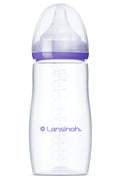Lansinoh Feeding Bottle Plastic F 6M+ 330 ml