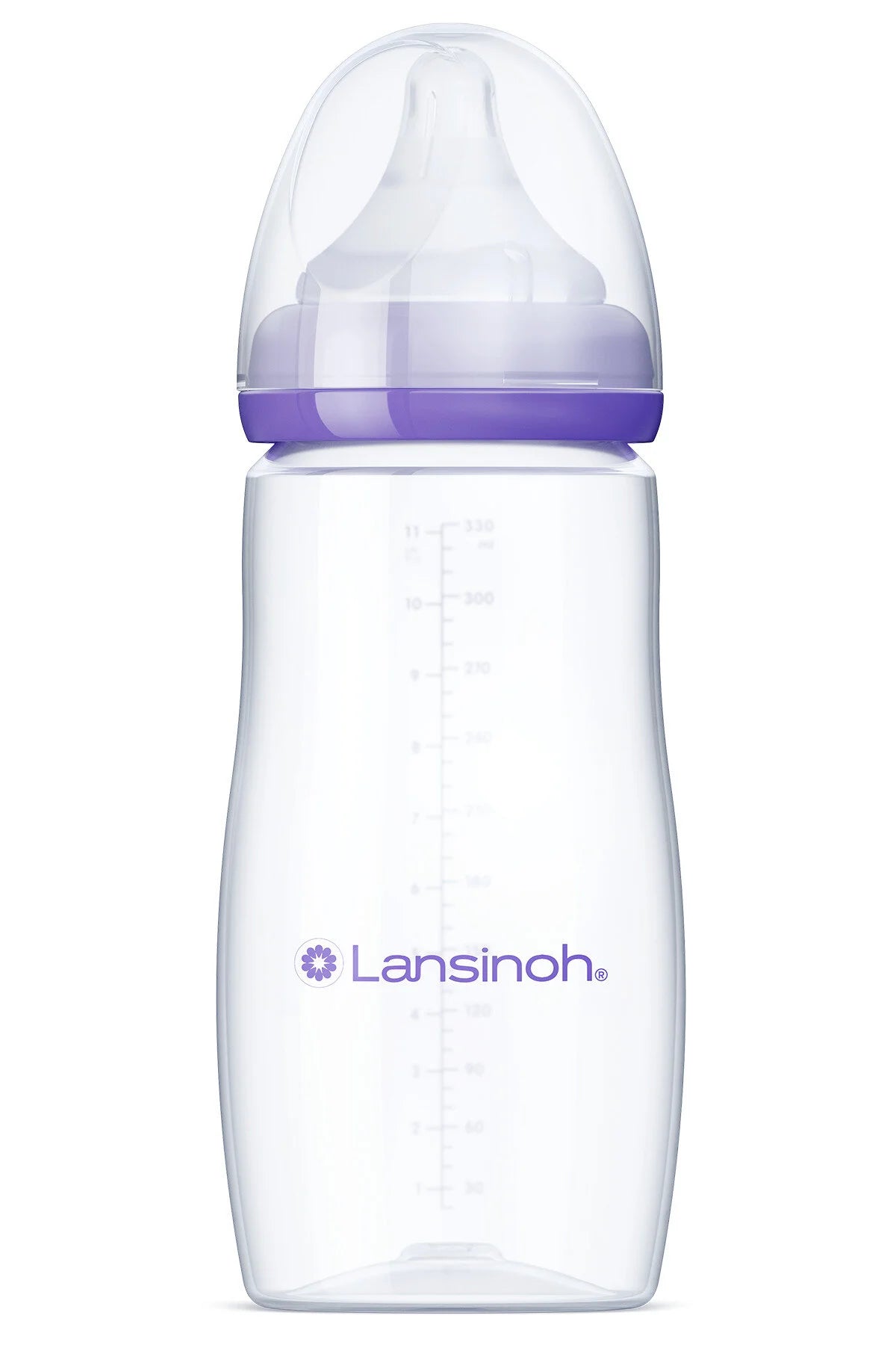 Lansinoh Feeding Bottle Plastic F 6M+ 330 ml