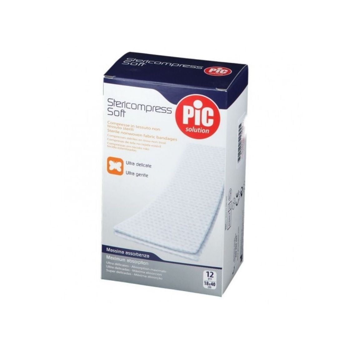 Pic Stericompres Soft Garza 18x40 12 cope