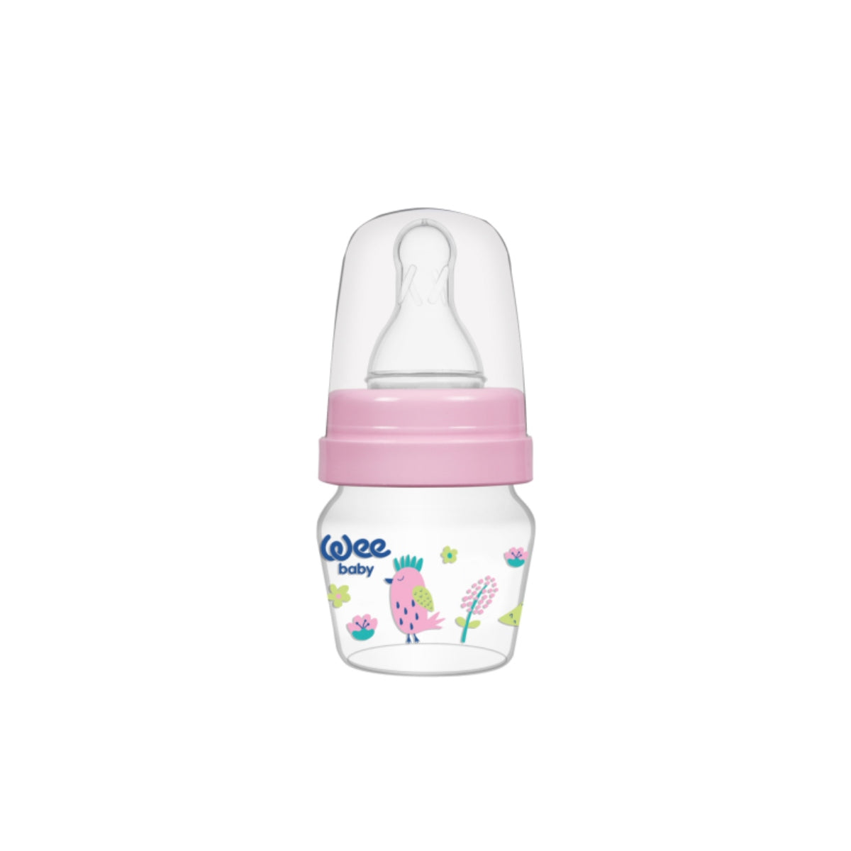 BIBERON PLASTIK WEE BABY MINI PP TRAINER CUP SET 0-6M 30ML PINK
