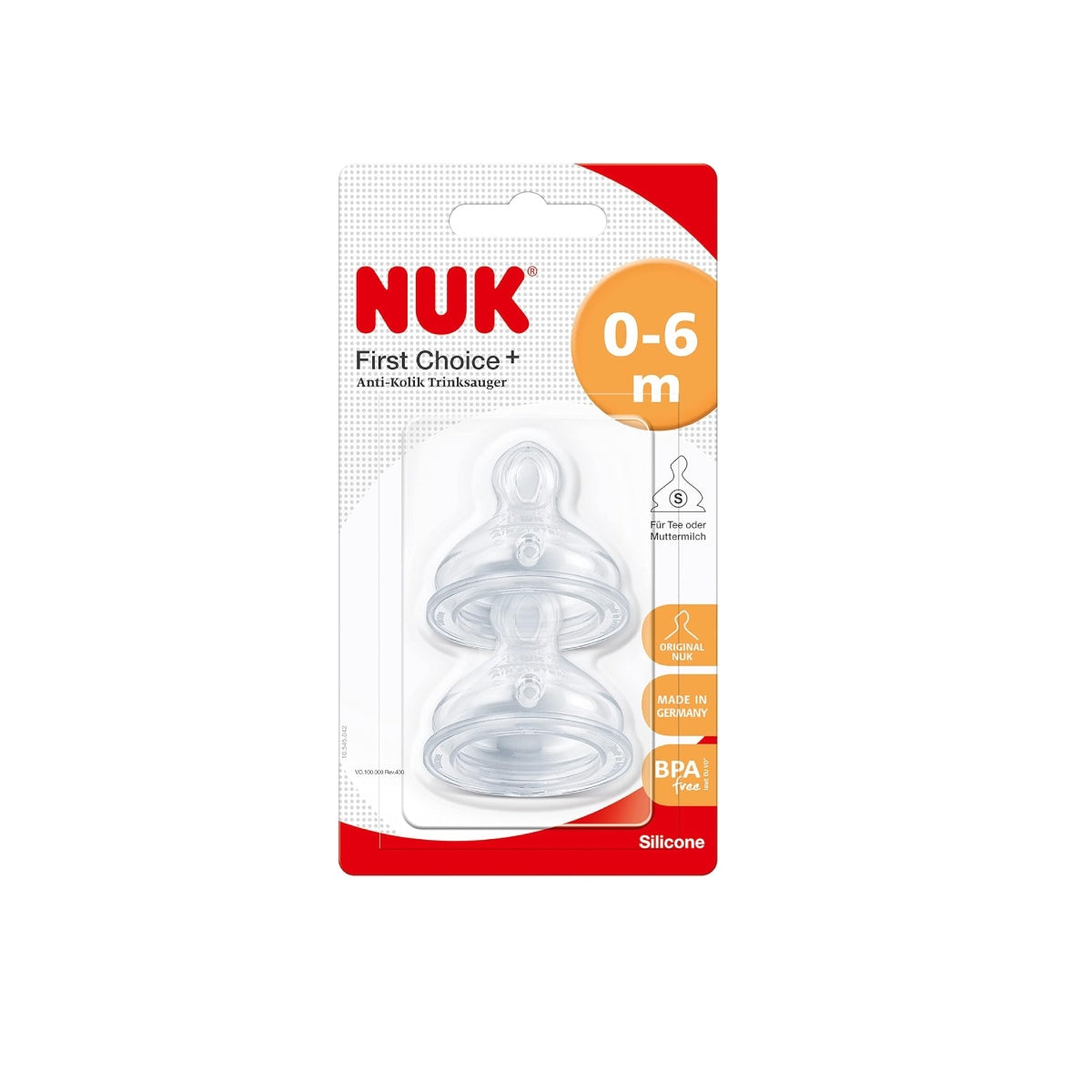 NUK FIRST CHOICE TEAT 0-6M SILICON