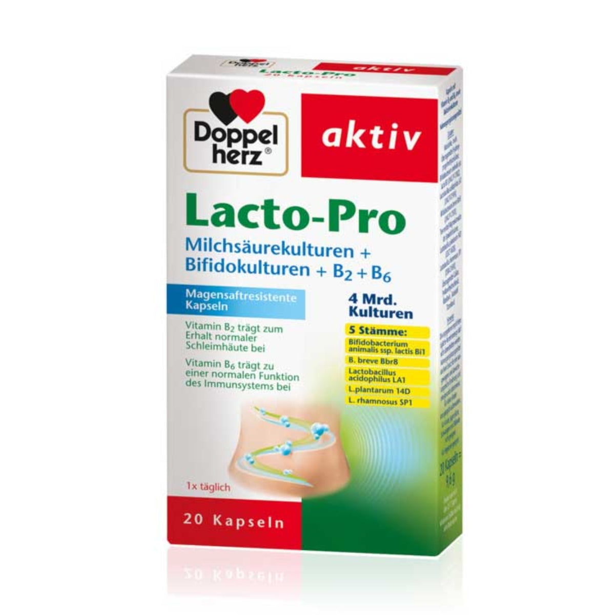 DOPPEL HERZ LACTO-PRO 20 kapsula