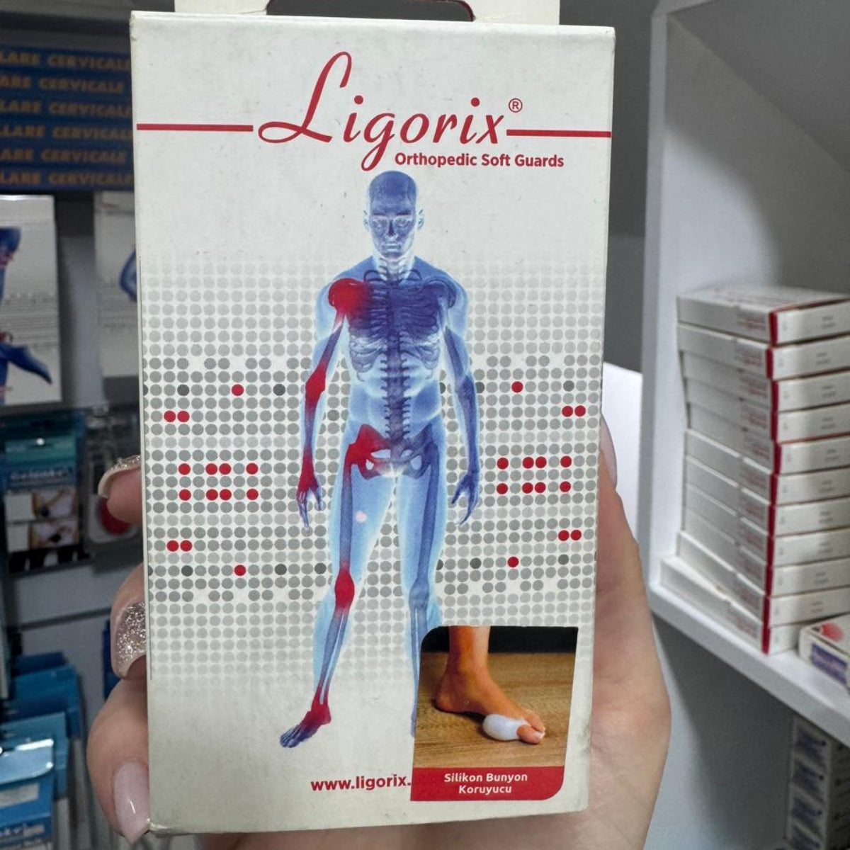 LIGORIX SUPORT SILIKONI PER TRAJTIMIN EHALLUS VALGUS
