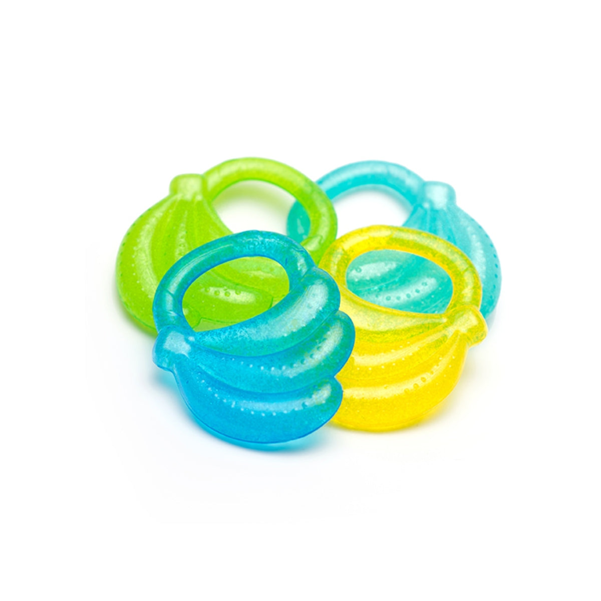 BABYONO GEL TEETHER BLUE BANANA 1016 3M+