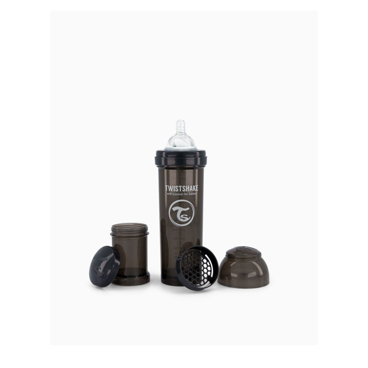 TWISTSHAKE ANTI COLIC BOTTLE 4M+ 330ML BLACK