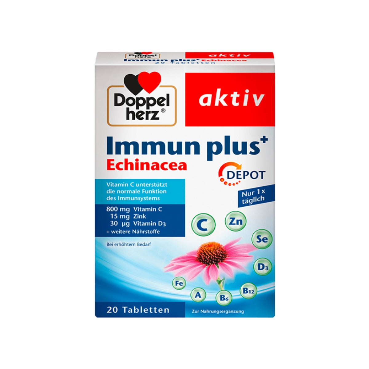 DOPPELHERZ IMMUN PLUS (ECHINACEA + VITAMIN C)