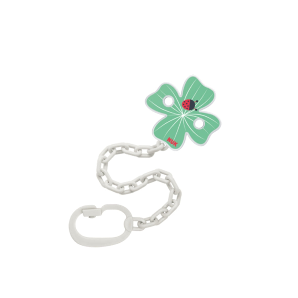 NUK SOOTHER CHAIN WITH RING GREEN