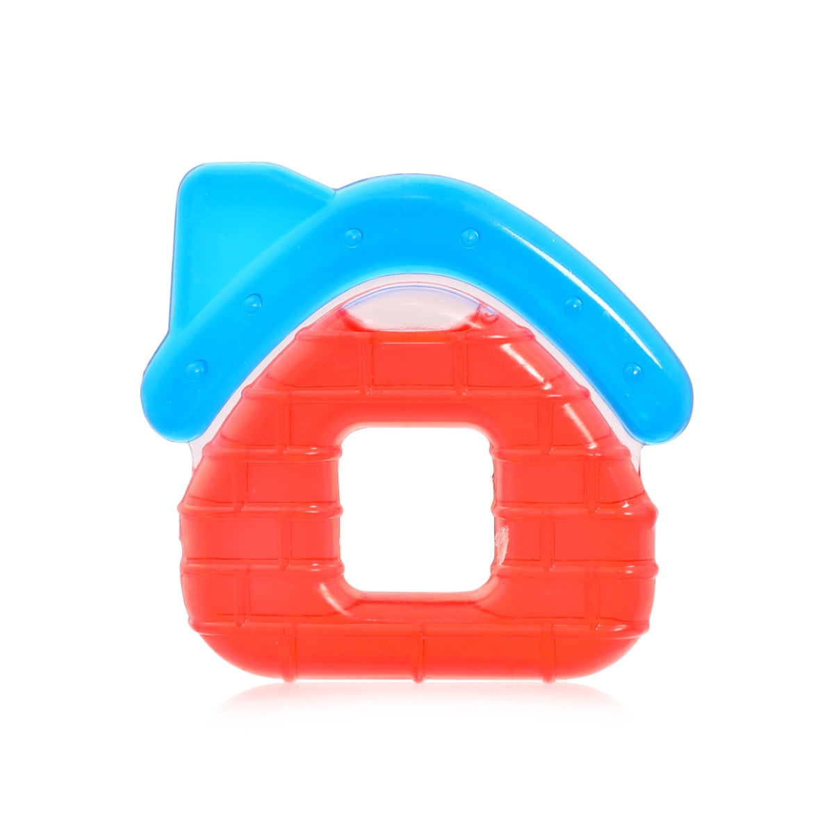 LORELLI WATER FILLED TEETHER HOUSE RED 3M+