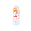 NUK PLASTIC BOTTLE WITH LATEX TEATS 0-6M 150 ML LOVE