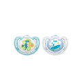 NUK FREESTYLE SKIN FRIENDLY SOOTHER SILICONE 6-18M BOY