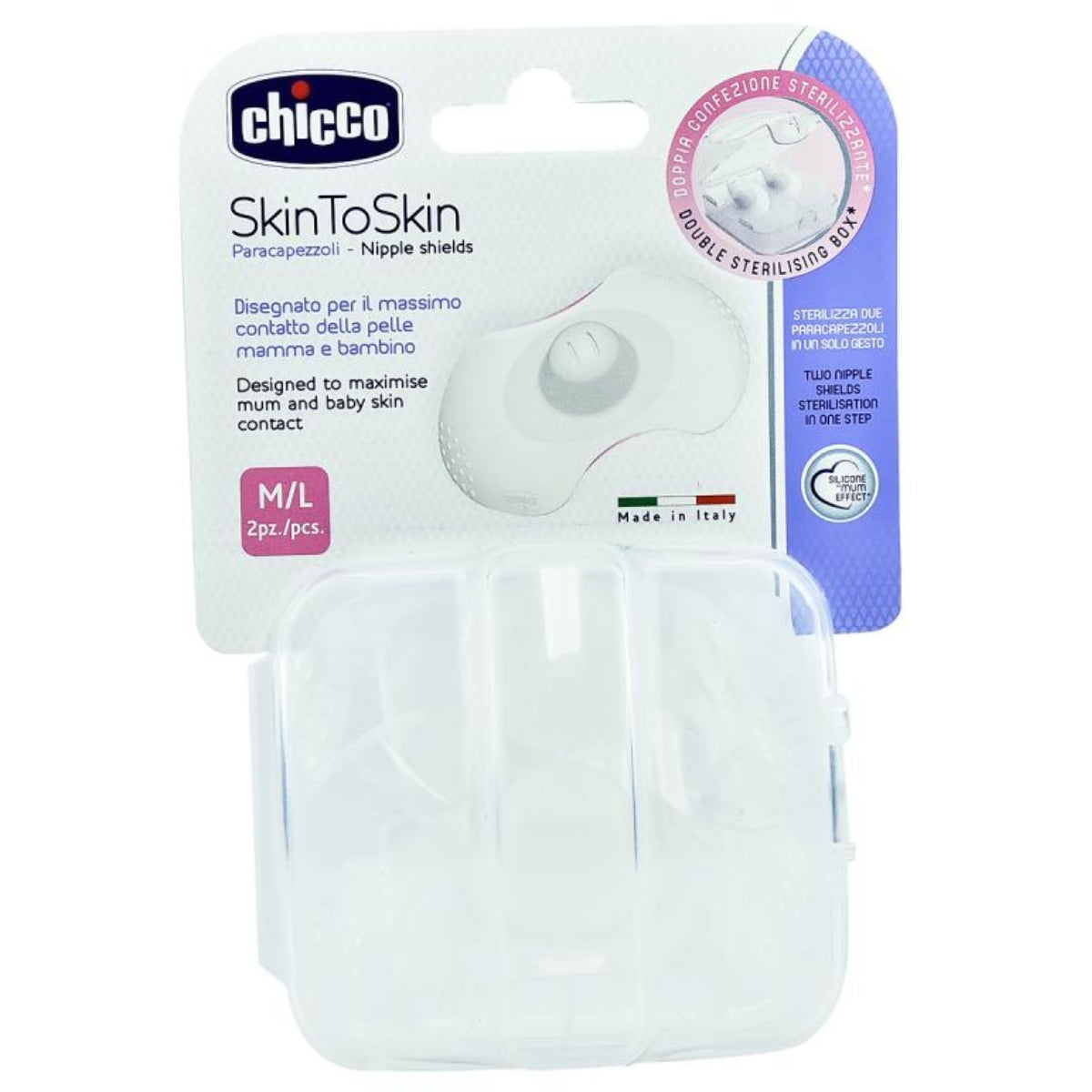 CHICCO NIPPLE SHIELDS M/L