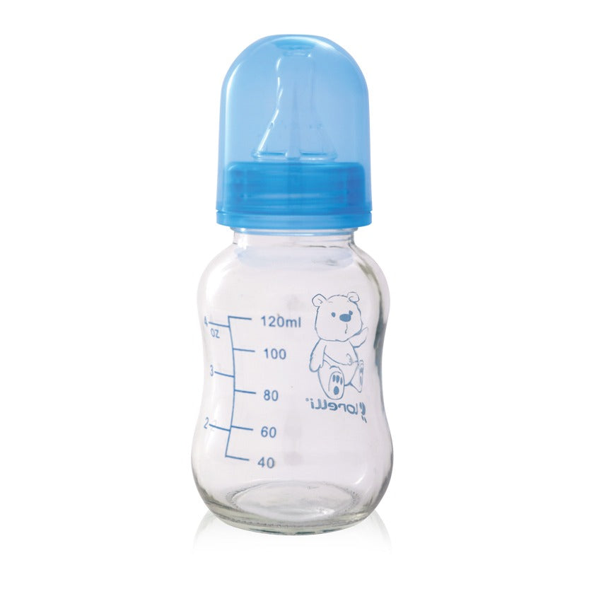 BIBERON LORELLI GLASS(QELQI) FEEDING BOTTLE 0M+ 125ML KODI 10200610004