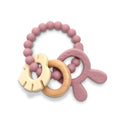 Lorelli Rabbit Silicone & Beech Wood Teether-Kruajtëse Dhëmbësh