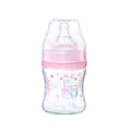 BIBERON PLASTIK BABYONO ANTI COLIC WIDE-NECK BOTTLE 120ML PINK