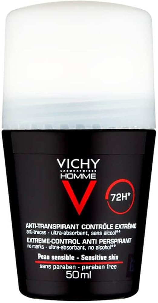 Vichy Homme Deo Roll-On 72h Black Sensitive (50ml)