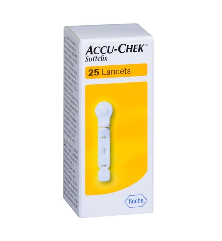 Accu-Chek Softclix Lanceta 25 Copë – Lanceta për Matjen e Sheqerit në Gjak