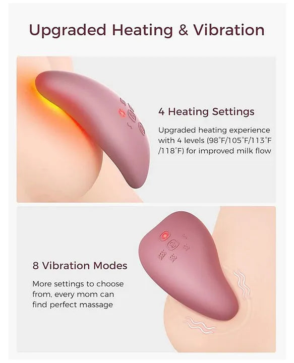 Momcozy Warming & Vibrating Lactation-MassagerMasazhues Vibrues dhe Ngrohës për Gjidhënien