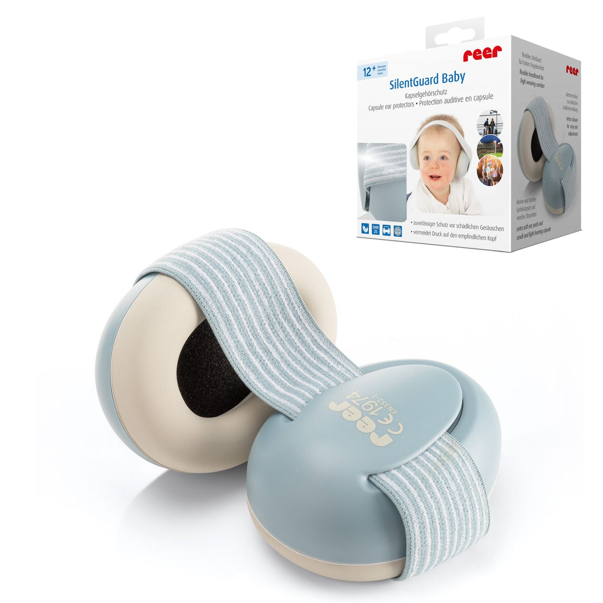 REER SilentGuard Baby 12 muaj+  – Kufje Mbrojtëse për Dëgjimin e Bebes