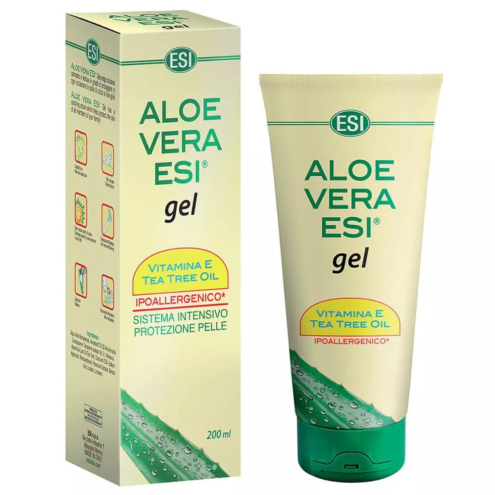 ESI Aloe Vera Gel 200ml – Xhel Qetësues dhe Rigjenerues për Lëkurën