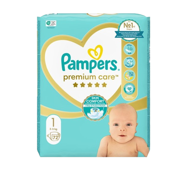 Pamper Premium Care Nr 1 * 72 cope