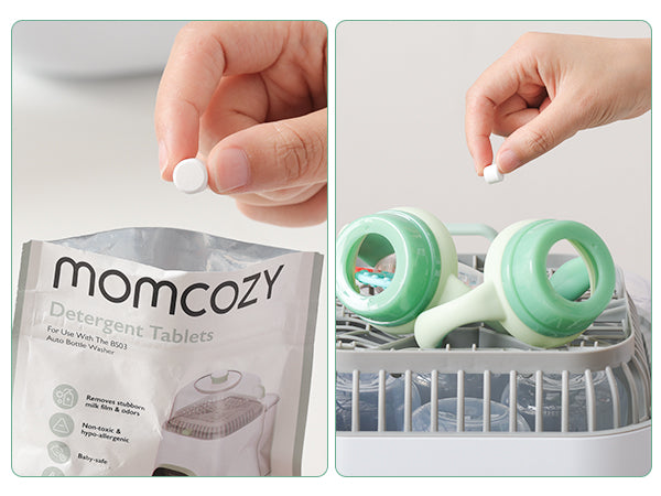 Momcozy Detergent Tablets– Tableta Detergjente për Pastrimin e Pajisjeve të Bebes