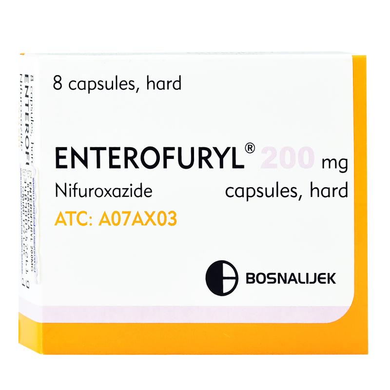 Enterofuryl 200mg  x 8 kapsula