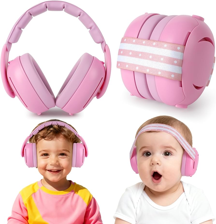 Baby 2in 1 EarMuffs Kufje mbrojtese per femije 0-48 muajsh