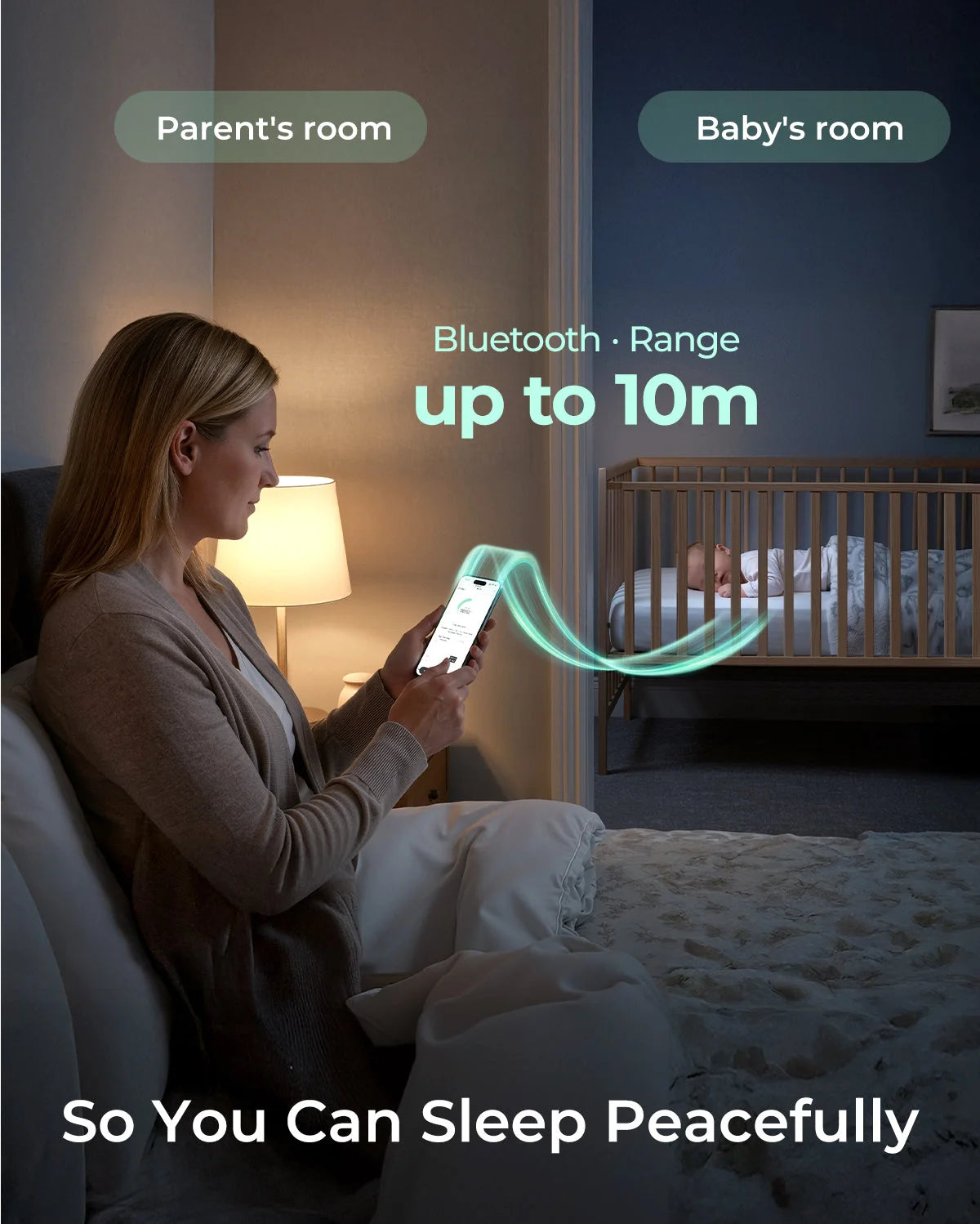 Momcozy Smart Baby Thermometer & Real-Time App Monitoring – Termometër inteligjent për bebe me monitorim në kohë reale në aplikacion