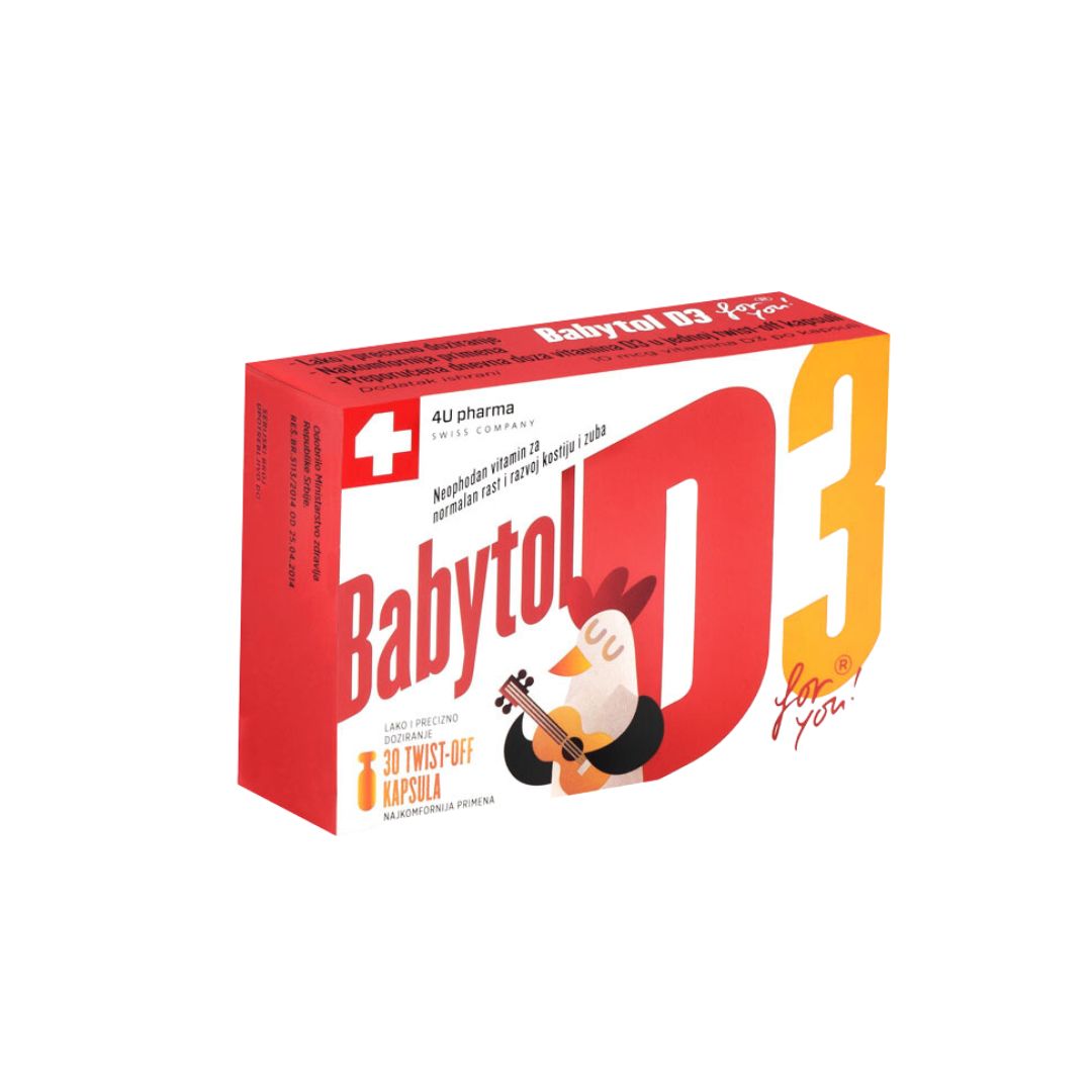 Babytol D3 x 30 twist-off capsules