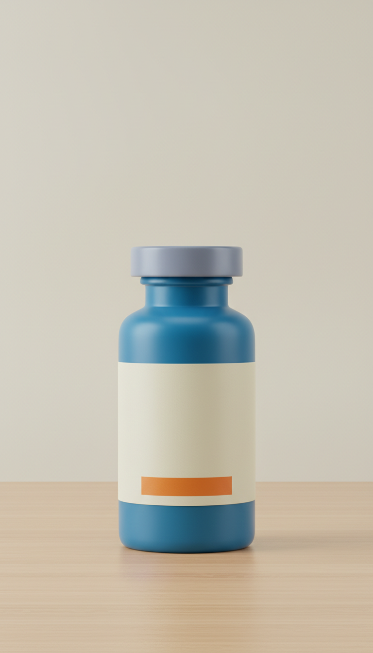 Prescription Medication Bottle With Tamper Seal