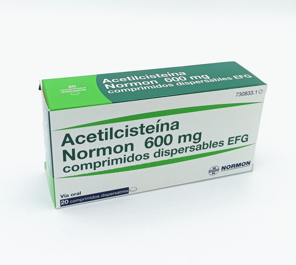 AcetilCisteine Normon 600mg x 20 tableta