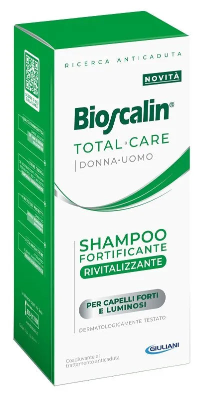 Bioscalin Total Care Shampoo – Shampo Forcues dhe Rivitalizues për Flokë të Dobët dhe të Brishtë