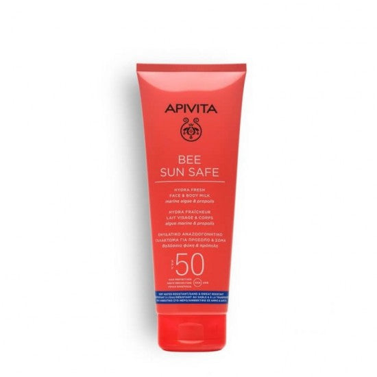 APIVITA BEE SUN SAFE HYDRA FRESH FACE & BODY MILK SPF 50+