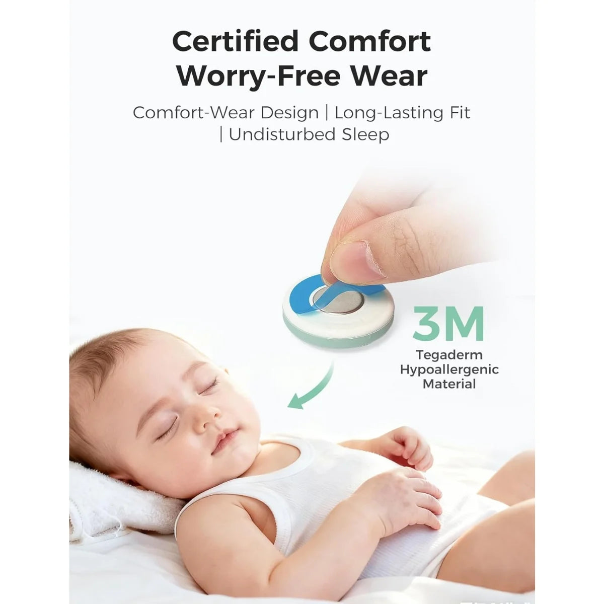 Momcozy Smart Baby Thermometer Relacement Stickers– Ngjitëse Zëvendësuese për Termometrin Inteligjent të Bebeve