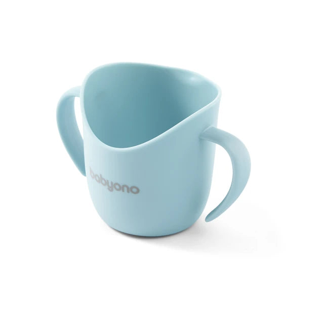 BABYONO ERGONOMIC TRAINING CUP FLOW 6M+ 120ML BLUE