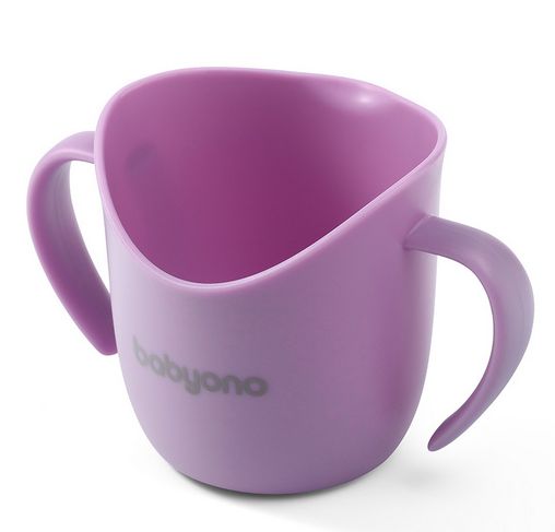 BABYONO ERGONOMIC TRAINING CUP FLOW 6M+ 120ML PURPLE