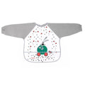 BABYONO LONGSLEEVE BIB BABY-ADVENTURER 12M+ GREY BUNNY