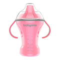 BABYONO NON-SPILL CUP 6M+ 260ML PINK