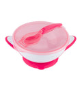 BABYONO SUCTION BOWL WITH A SPOON 1603/03 PINK 6M+