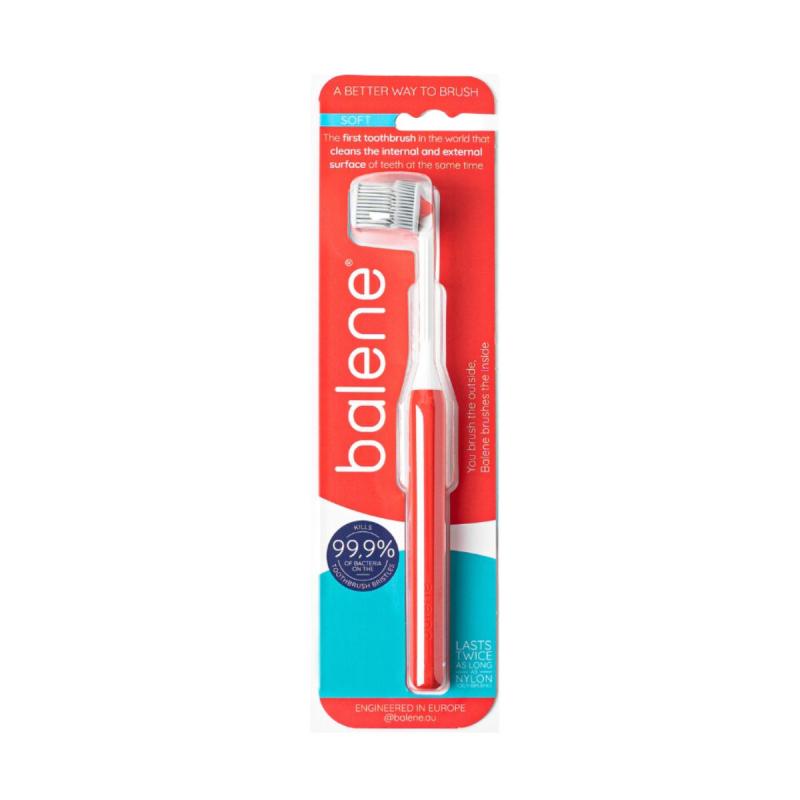 BALENE TOOTHBRUSH SOFT E KUQE