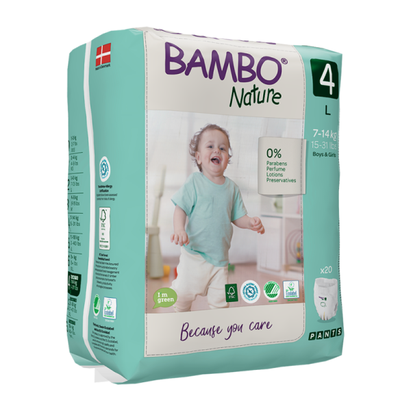 BAMBO NATURE PANTS 4 (7-14KG) *20