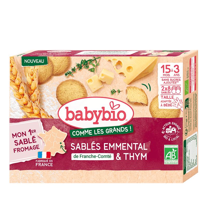 Babybio Emmental Thyme Biscuit +15months