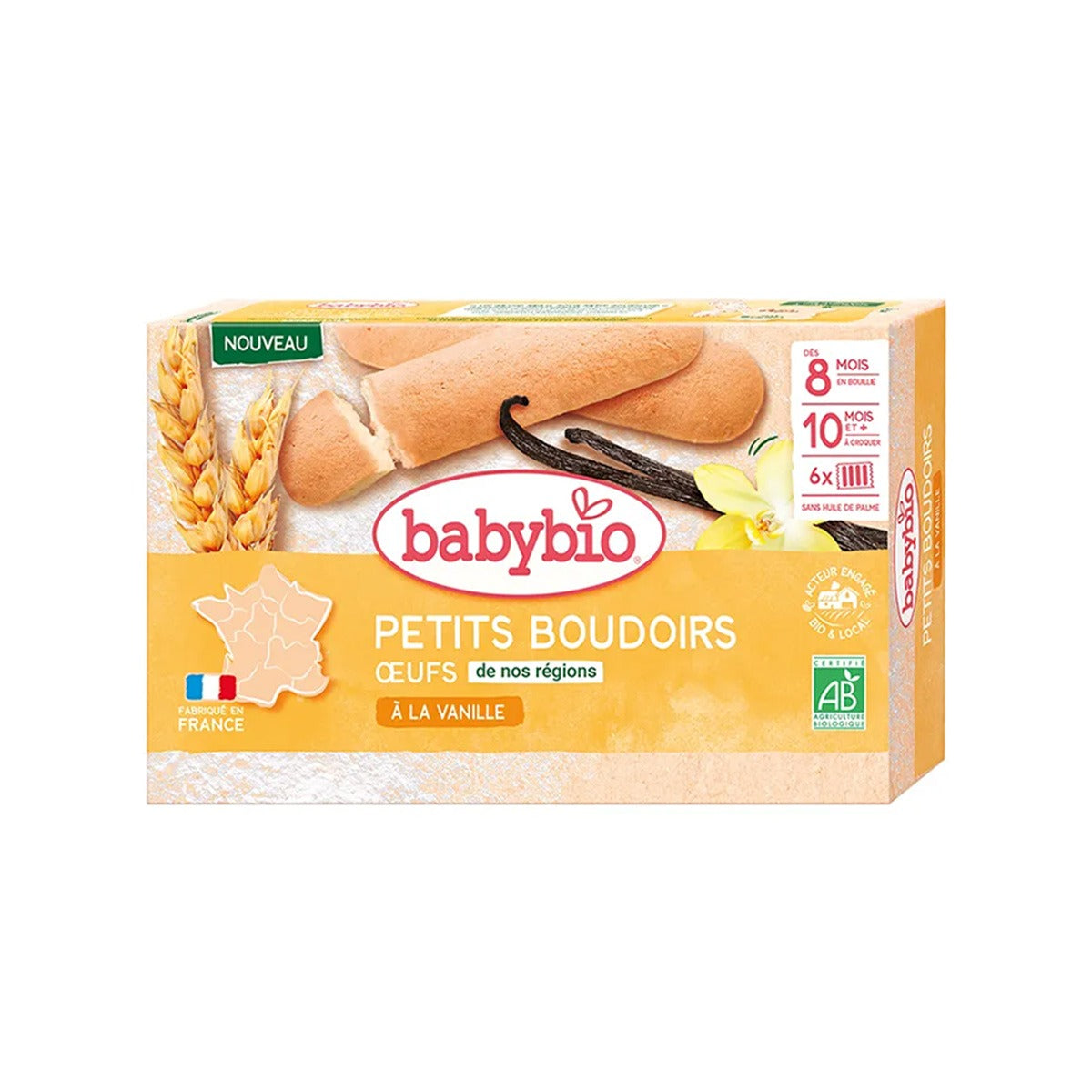 Babybio Vanilla Teething Biscuits (8+ muaj)