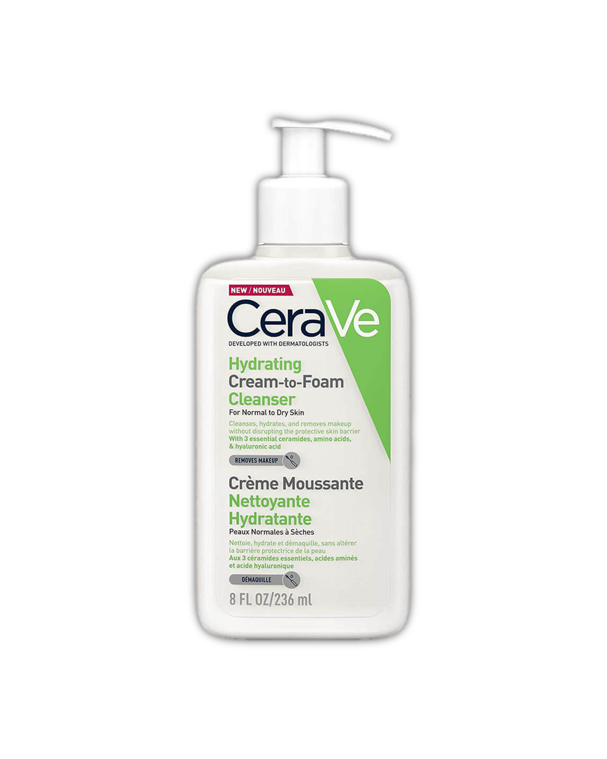 CERAVE HYDRATING CREAM TO FOAM CLEANSER