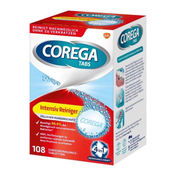 COREGA TAB EFFERVESCENT 108 TAB