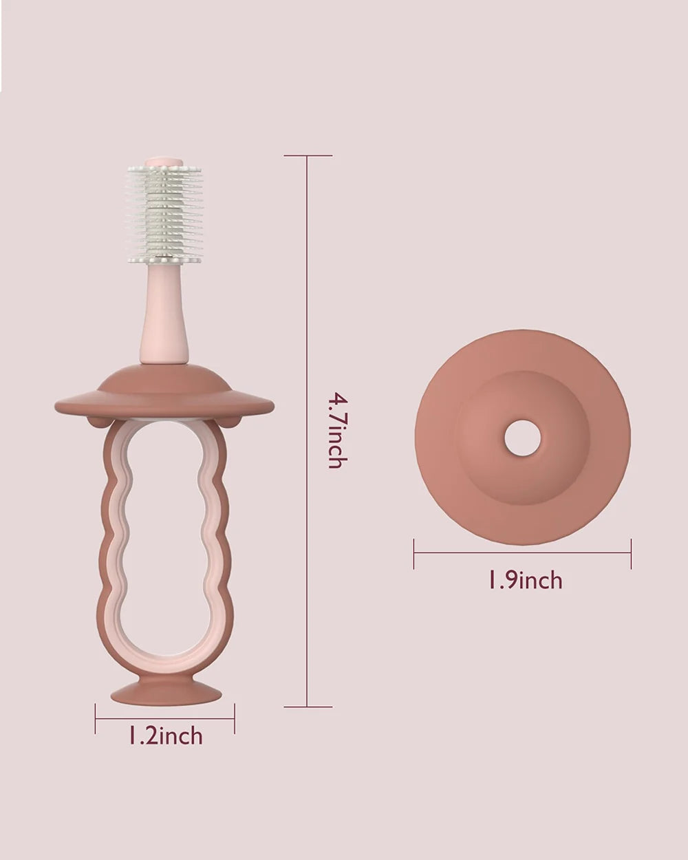 Momcozy 360° Silicone Toothbrush– Furçë Silikoni 360° për Dhëmbët e Bebeve