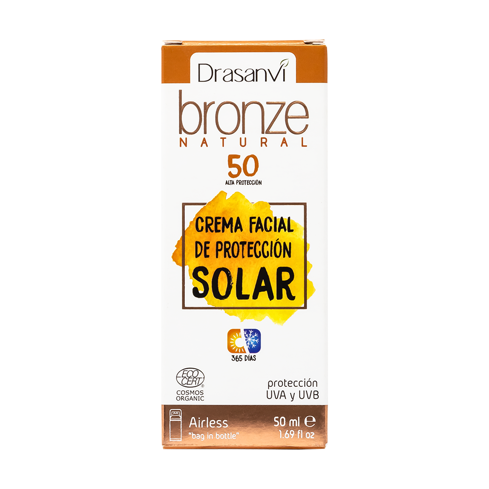 DRASANVI BRONZE NATURAL FACIAL CREAM SPF50+